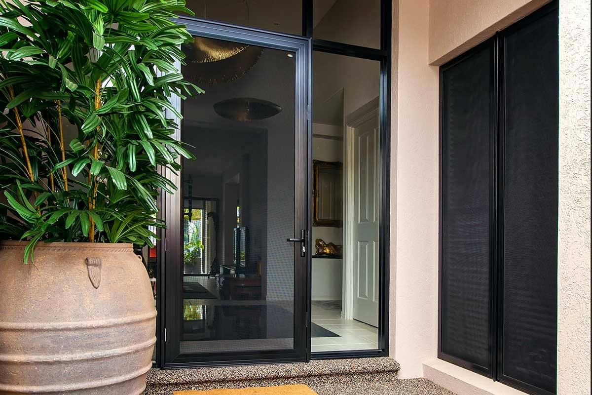 Crimsafe security door on a Gold Coast home