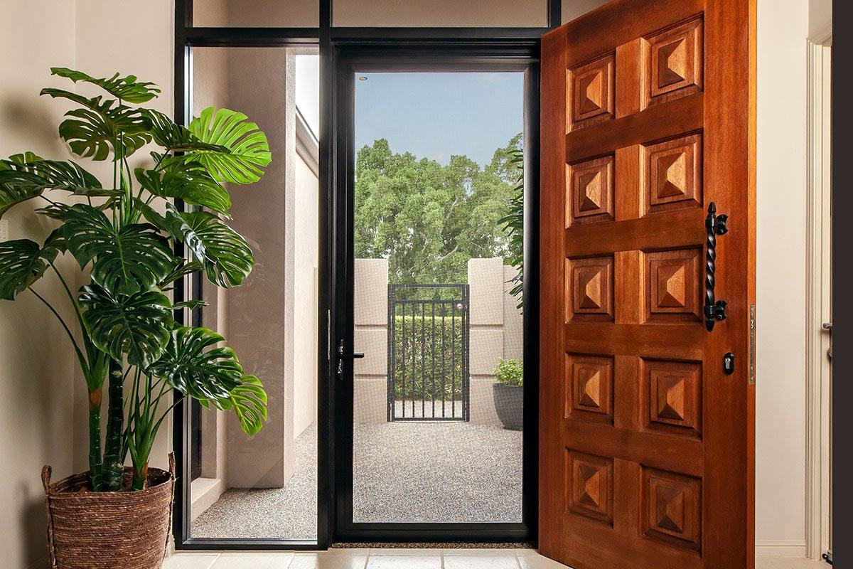 Crimsafe security front door